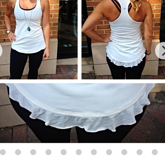 Lululemon Ruffled Up Tank - Angel Wing 😇 😍🥰